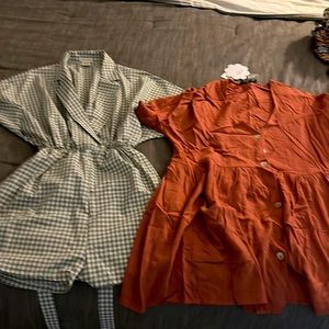 Brand new romper and dress 👗